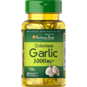 FOUR Bottles of 100-Count Puritan's Pride Odorless Garlic Supplement for...