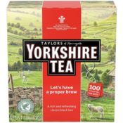 FOUR Boxes of 100-Count Yorkshire Black Teabags as low as $3.19 EACH Box...