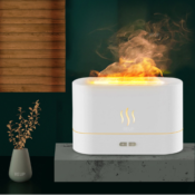 Enjoy a relaxing environment with this Flame Aroma Diffuser Air Humidifier...