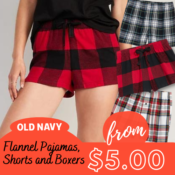 Today Only! Flannel Pajamas, Shorts and Boxers For Men and Women from $5...