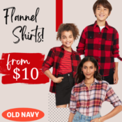Hurry! Flannel Shirts for Women, Kids and Toddlers from $10 (Reg. $29.99)...