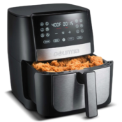 Gourmia 8 Qt Digital Air Fryer with FryForce 360 and Guided Cooking $59...