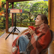 1,500W 7 ft Cord Infrared Heater with Tripod $89 Shipped Free (Reg. $110)...