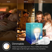 Kasa Smart Light Bulb LED Wi-Fi Smart Bulb $8.99 (Reg. $16.99) - 14.6K+...