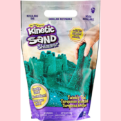Kinetic Sand Twinkly Teal Bag of All-Natural Shimmering Play Sand $5.54...