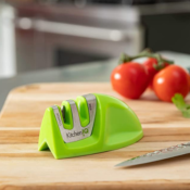 KitchenIQ Edge Grip 2-Stage Knife Sharpener, Green $5 (Reg. $9) - FAB Ratings!...