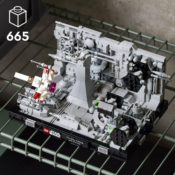 LEGO 665-Piece Star Wars Death Star Trench Run Diorama Building Kit $59.99...