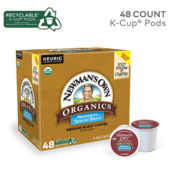 48-Count Newman's Own Organics Special Blend K-Cup Pods, Medium Roast $16.99...