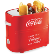 Amazon Black Friday! Nostalgia Coca-Cola 2 Slot Bun Hot Dog Toaster $19.99...