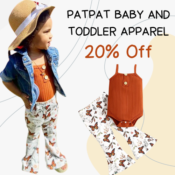 Today Only! Save 20% on PATPAT Baby and Toddler Apparel as low as $12.78...