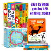 Save on Kids Books with $5 Off $20 Amazon Book Promo