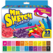 Set of 22 Mr. Sketch Chiseled Tip Scented Markers as low as $7.86 Shipped...