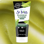 TWO 6-oz Tubes St. Ives Blackhead Clearing Face Scrub, Green Tea &...