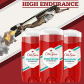 TWO 3-Pack Old Spice Pure Sport Men's Deodorant as low as $6.64 EACH Set...