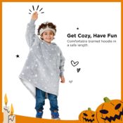 TWO Glow-in-The-Dark Blanket Hoodies for Kids $15.19 EACH After Coupon...