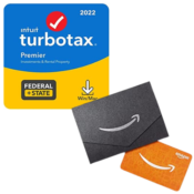 TurboTax Premier 2022 [Download] + $10 Amazon Gift Card $92.99 (Reg. $115)