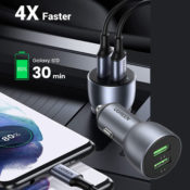 USB Car Charger Adapter, 36W $8.53 After Code (Reg. $17) - FAB Ratings!...
