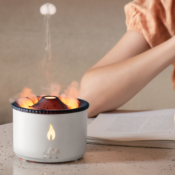 Make Your Space More Soothing And Relaxing With Volcanic Flame Aroma Diffuser...