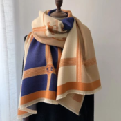 Stay warm while looking great in this Winter Warm Cashmere Shawl Scarf...