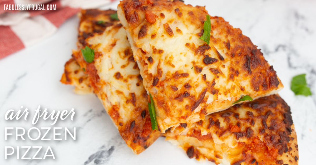 Air Fryer Frozen Pizza in Air Fryer Temp and Time