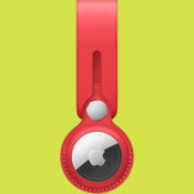 Apple AirTag Leather Loop, Red $19.24 (Reg. $39) - FAB Ratings!