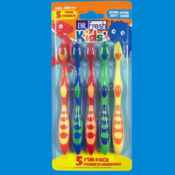 5-Pack Dr. Fresh Kids Toothbrushes $1 ($5.68) - $0.20 Each! Practical Stocking...