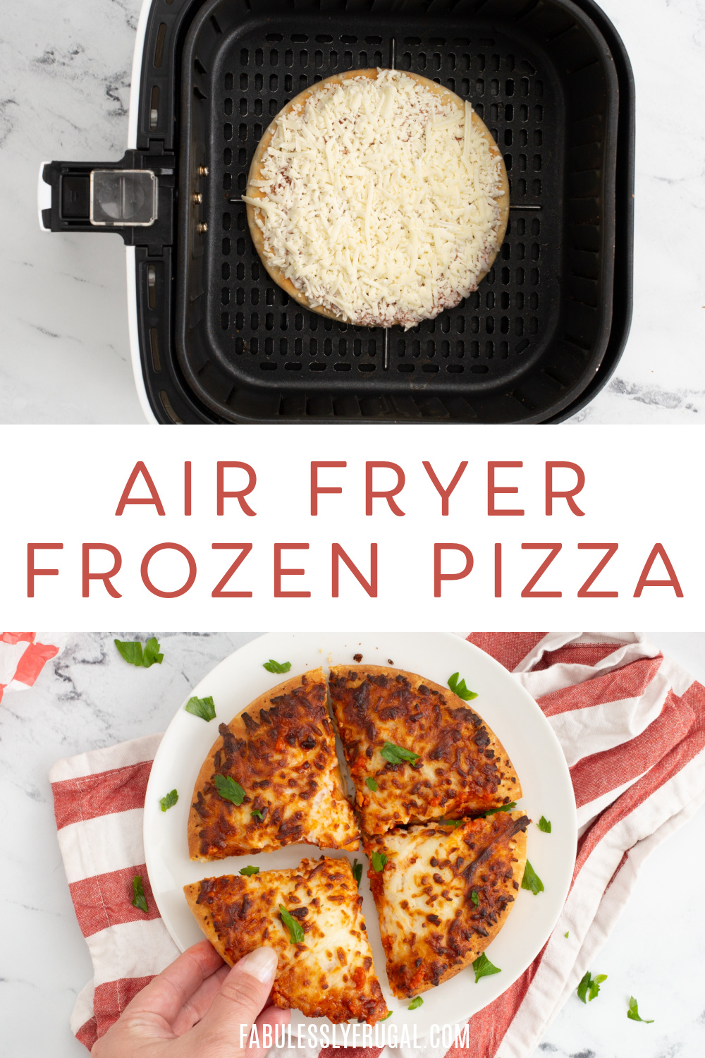 air fryer frozen pizza