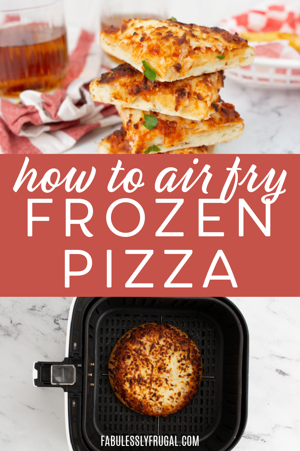 how to air fry frozen pizza