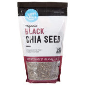 1-Lb Happy Belly Organic Black Chia Seeds $3.98 (Reg. $9.79) - FAB Ratings!