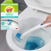 10-Count Scotch-Brite Disposable Toilet Scrubber Refills as low as $3.29...