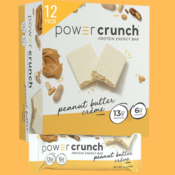 TWO 12-Count Power Crunch Whey Protein Bars, Peanut Butter Crème as low...