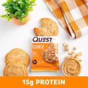 TWO 12-Count Quest Nutrition Peanut Butter Protein Cookie as low as $13.19...