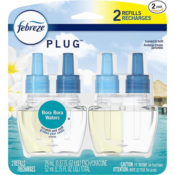 2-Count Febreze Odor-Eliminating Fade Defy Plug Air Freshener Refill, Bora...