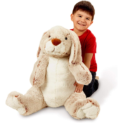 21-Inches Melissa & Doug Jumbo Burrow Bunny Rabbit Stuffed Plush Animal...