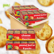 Amazon Prime Day: 32 Variety Packs RITZ Sandwich Crackers $13.38 Shipped...