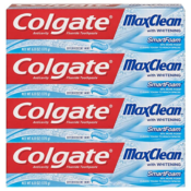 4-Count Colgate Max Clean Whitening Foaming Toothpaste, 6-Oz  as low as...