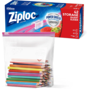 42-Count Ziploc Quart Food Storage Slider Bags as low as $3.38 After Coupon...