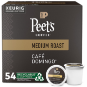 Peet's Coffee 54-Count Medium Roast K-Cup Pods as low as $17.09 After Coupon...