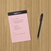 6-Pack 50-Sheet Amazon Basics 5 x 8-Inch Lined Writing Note Pads as low...
