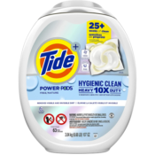 63-Count Tide Hygienic Clean Heavy Duty Free Power PODS Laundry Detergent...