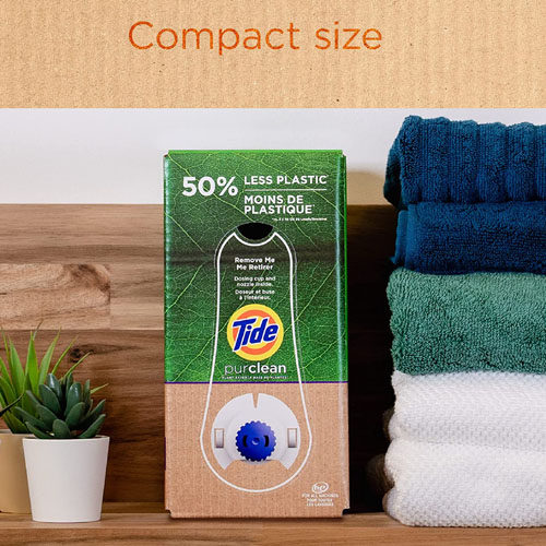 72Loads Tide Purclean PlantBased Laundry Detergent EcoBox as low as
