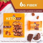 8-Count Atkins Keto Caramel Almond Clusters as low as $8.91 Shipped Free...