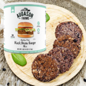 Augason Farms 38 Servings Gluten-Free Black Bean Burger, 2 lbs 14 oz $12.98...