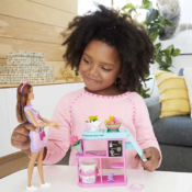 Barbie Florist Playset with 12-in Doll, Flower-Making Station $10.43 (Reg....