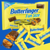 Butterfinger Fun Size Candy Bars, Jumbo Bag $1.22 (Reg. $5.28) - Stock...