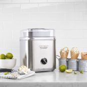 Cuisinart Ice Cream Maker, 2 Qt, With Double-Insulated Freezer Bowl $49.98...