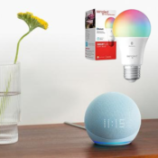 Echo Dot 5th Gen with Clock with Sengled Bluetooth Color Bulb $40 Shipped...