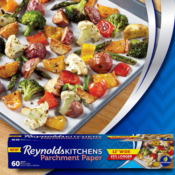 FOUR Rolls of 60 Sq Ft Reynolds Kitchens Parchment Paper as low as $4.09...