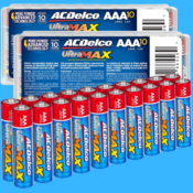 FOUR Sets of 20-Count UltraMAX AAA Batteries as low as $8.99 EACH Set (Reg....