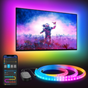 Look at your TV with a whole new perspective with Govee WiFi Neon LED TV...